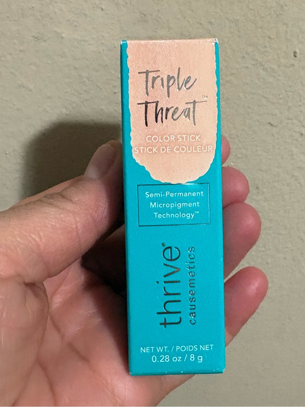 Thrive Causemetics Triple Threat Highlighter Stick- Joy, Brand New Never Used .
